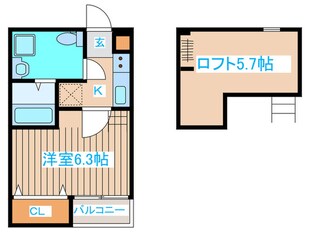 メイプル宮城野の物件間取画像